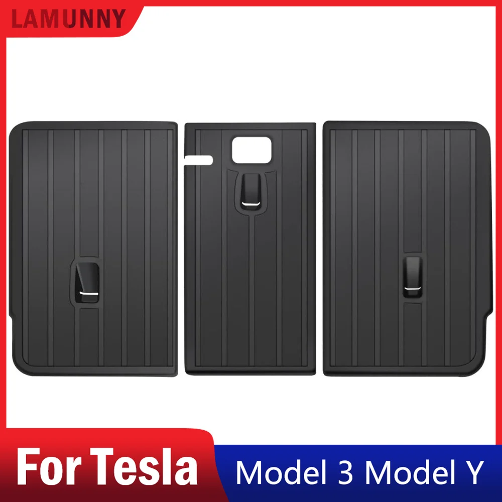 

For Tesla Model Y 3 2020 -2023 Second Row Seats Back Cover All Weather Rear Back Seat Protector Back Seat Cover Pet Mat 5-Seater