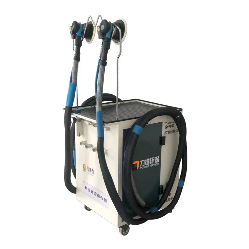 

Pneumatic vacuum grinding machine dust sanding extraction system dry free sander for metal sanding