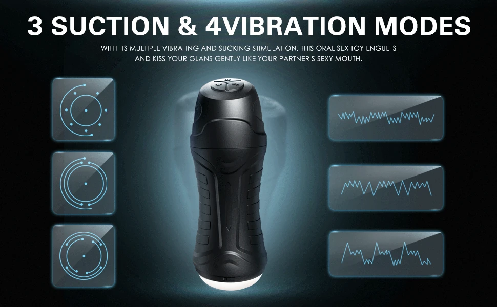 Automatic Sucking Vibrating Male Masturbators Hands Free Pocket Pussy Male Stroker with 3D Realistic Textured Adult Male Sex Toy S1e0b93d8cf7f4e93a6f9a7b8affbd298Y