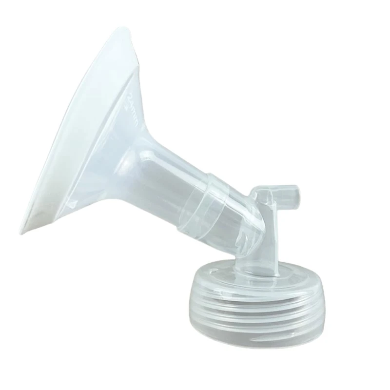 21mm/24mm Breast Pump Flange Inserts Upgraded Wide Neck Parts Wide Mouth Flanges for Electric Breast Pumps Accessories 2