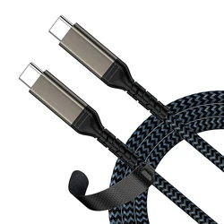 High - Speed USB 3.2 Type - C Fast Charging Cable - Various Lengths - 2m (Grey)