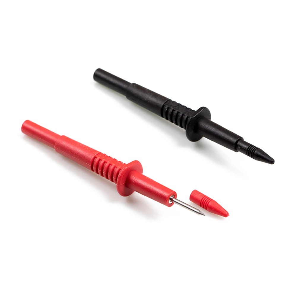 

2Pcs Test Pin 2mm Test Probe Tips Electrical Connector 4mm Female Banana Socket Nickel Plated Test Pin Probe for Multi-meter