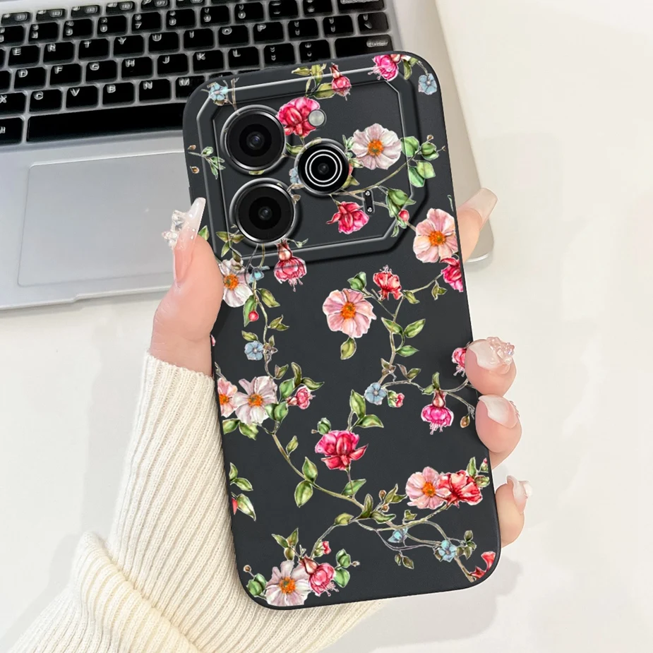 Tecno Pova 6 Pro Candy Painted Soft TPU Phone Case - New Fashion Bumper Cover