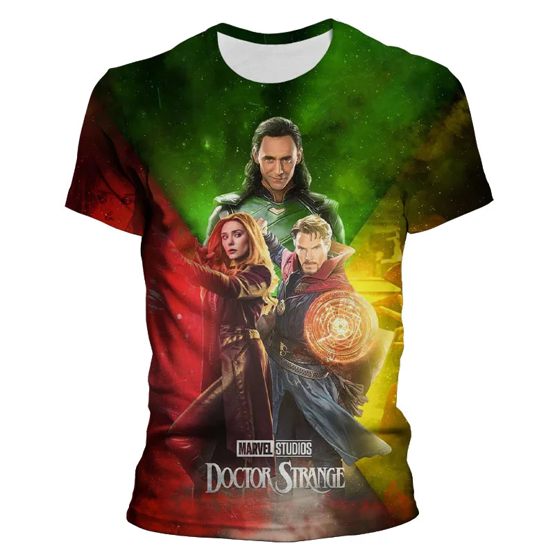 Tanio New Marvel T-shirt Doctor Strange 3D T Shirt Men