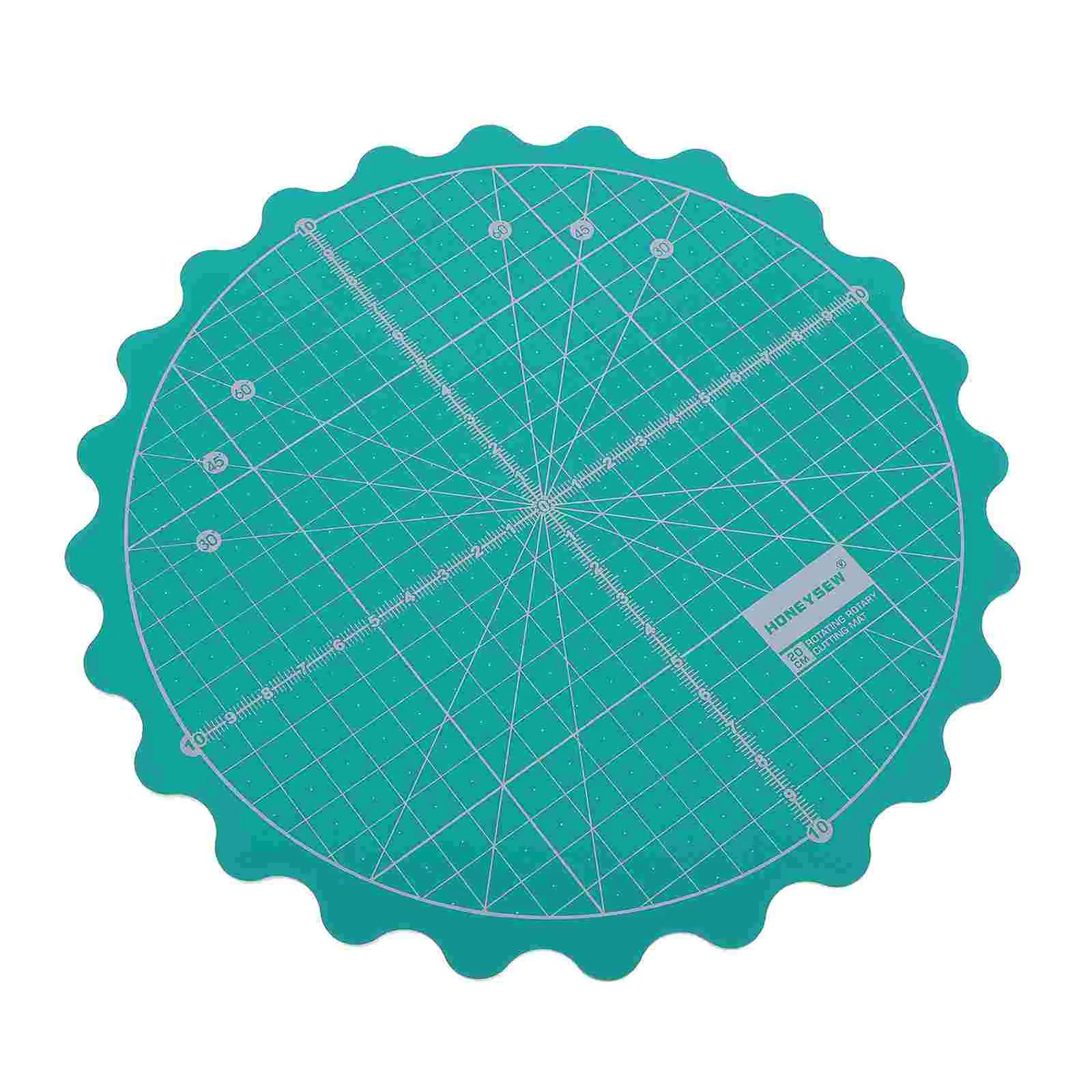 

Practical Portable Creative Rotating Pad Rotating Mat Fabric Rotating Mat for Home Fabric DIY Rotating