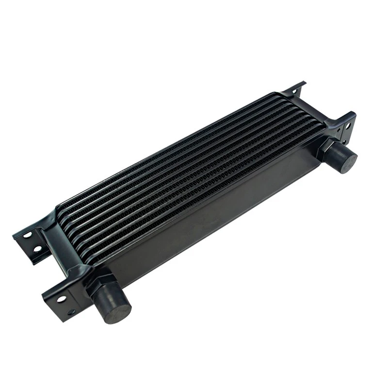 Universal AN10 10 Row Oil Cooler Engine Transmission Trust 10AN OYOTE 10 Black oil cooler kit