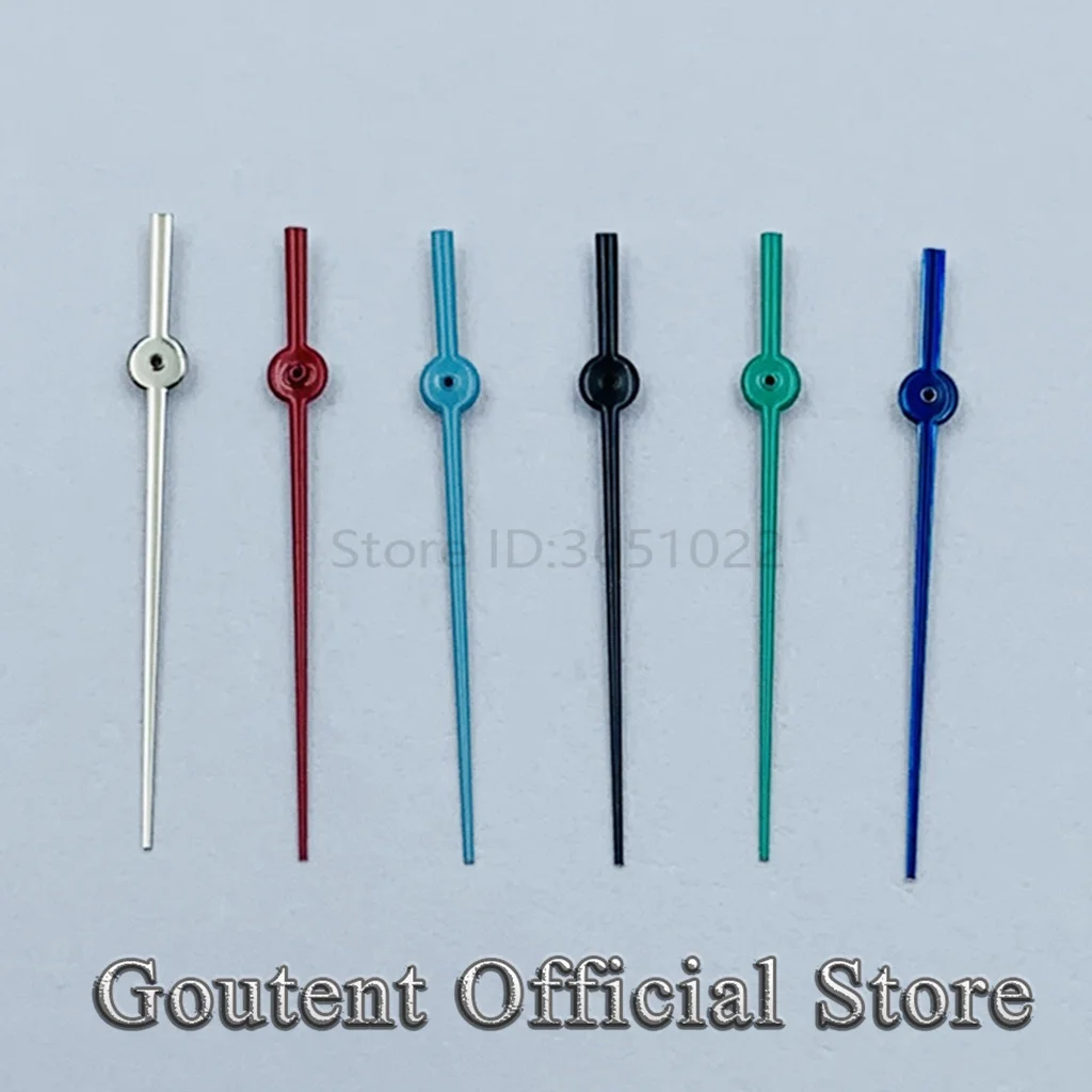 Goutent Multicolor Second Watch Hands - Black, Silver, Blue, Red