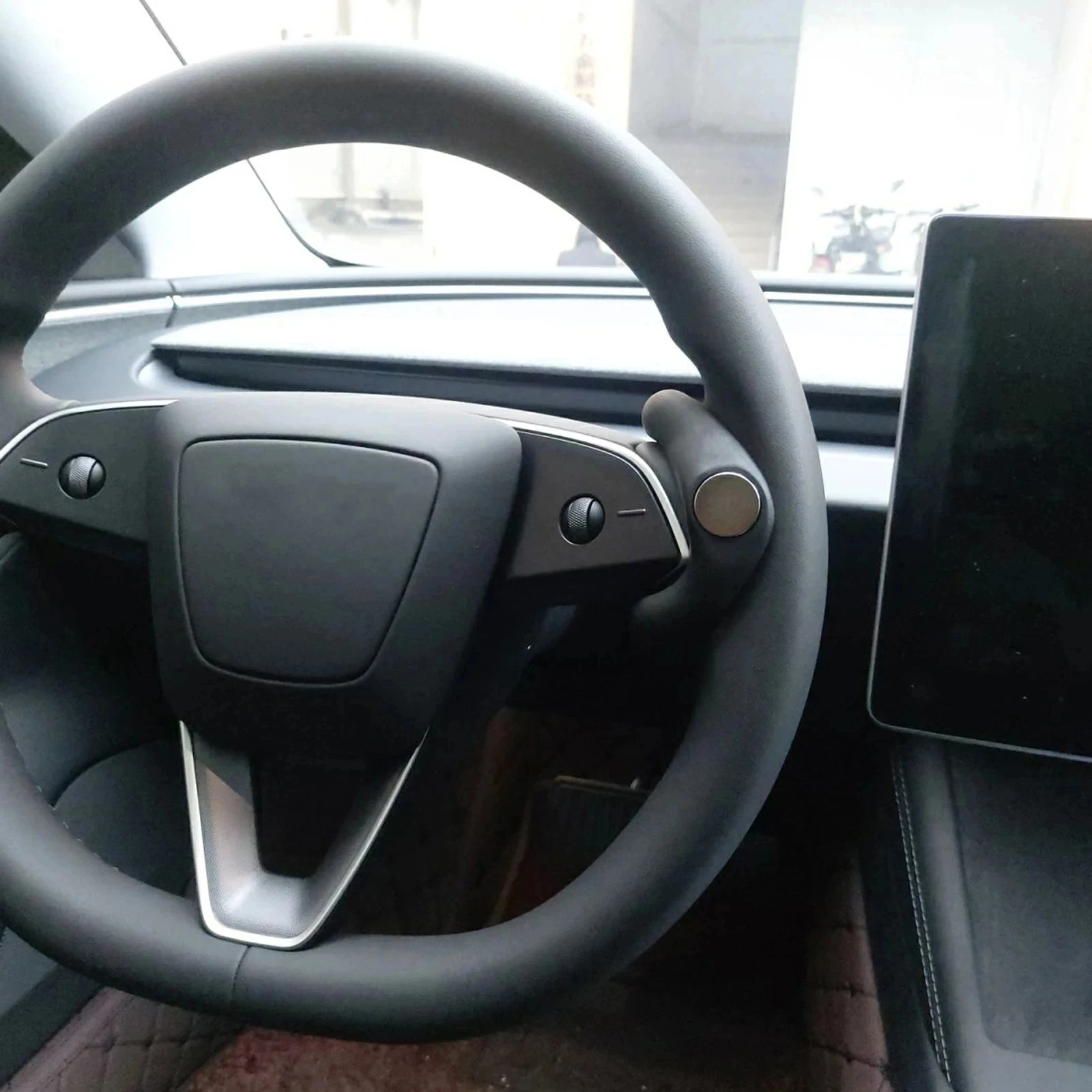 

Рулевое колесо для Tesla Model 3 Highland 2024 FSD, необходимые аксессуары, отделка салона автомобиля