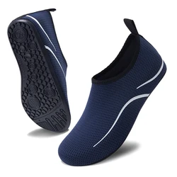 Unisex Quick-Drying Aqua Shoes: Lightweight, Anti-Slip Beach Sneakers - 40-41 (K10-Blue)
