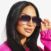 Quay Pilot Sunglasses Women Brand Design Metal Frame Mirror HIGH KEY Sun Glasses for Women Vintage Ladies Goggles For Female 2