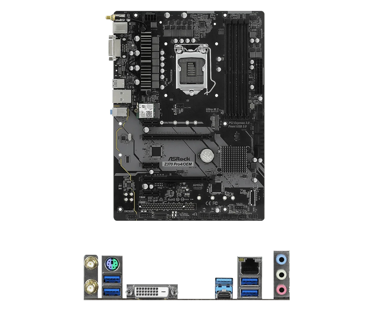 PCパーツ i7 8700k asrock Z370 Pro4 安くてOCもこなすASRockのCoffee Lake-Sマザー「Z370 Pro4」の