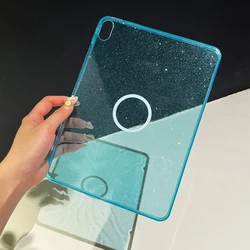 Dazzling Glitter Magnetic Tablet Case Cover - Pro 2024 11inch (Blue)