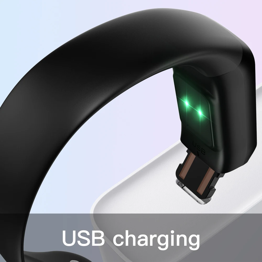 Impermeável Relógio Inteligente para Homens e Mulheres Relógio de Pulso Bluetooth Pulseira de Fitness Freqüência Cardíaca Eletrônico Esportes Android Ios c7 - Image 2