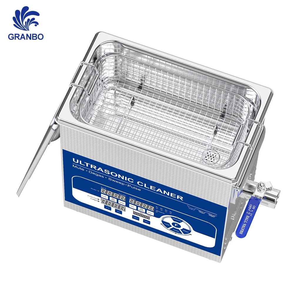 Granbo Multi-band Ultrasonic Cleaner 28/40/68/80/120KHz 3.2L 100W Jewelry Laboratory Medical Device Precision Cleaning Tool