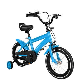 14 Inch Kids Bike Kids Bicycle for Girls and Boys with Training Wheels for Toddler and Kids with Handbrake Red/White/Blue/Yellow 2