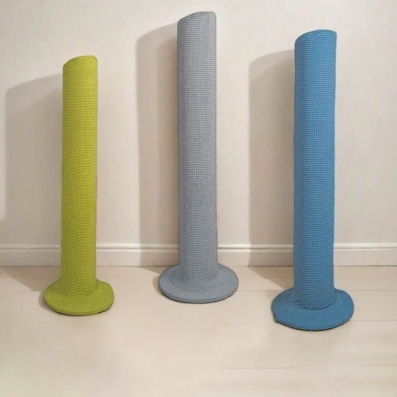 Washable Polar Fleece All-inclusive Electric Fan Dust Cover Household Floor Fan Cover Protective Vertical Storage Bag