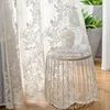 1PC Princess Style Embroidered Lace Curtains Curtains for Living Dining Room Bedroom 5