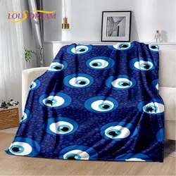 Nazar Evil Eye Tree of Life Soft Plush Blanket,Flannel Blanket Throw Blanket for Living Room Bedroom Bed Sofa Picnic Cover Kids