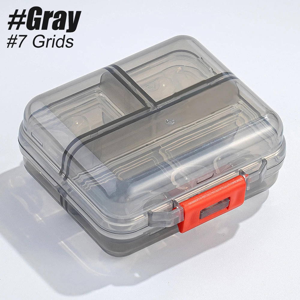Portable Air-Tight Pill Organizer with Multiple Compartments
