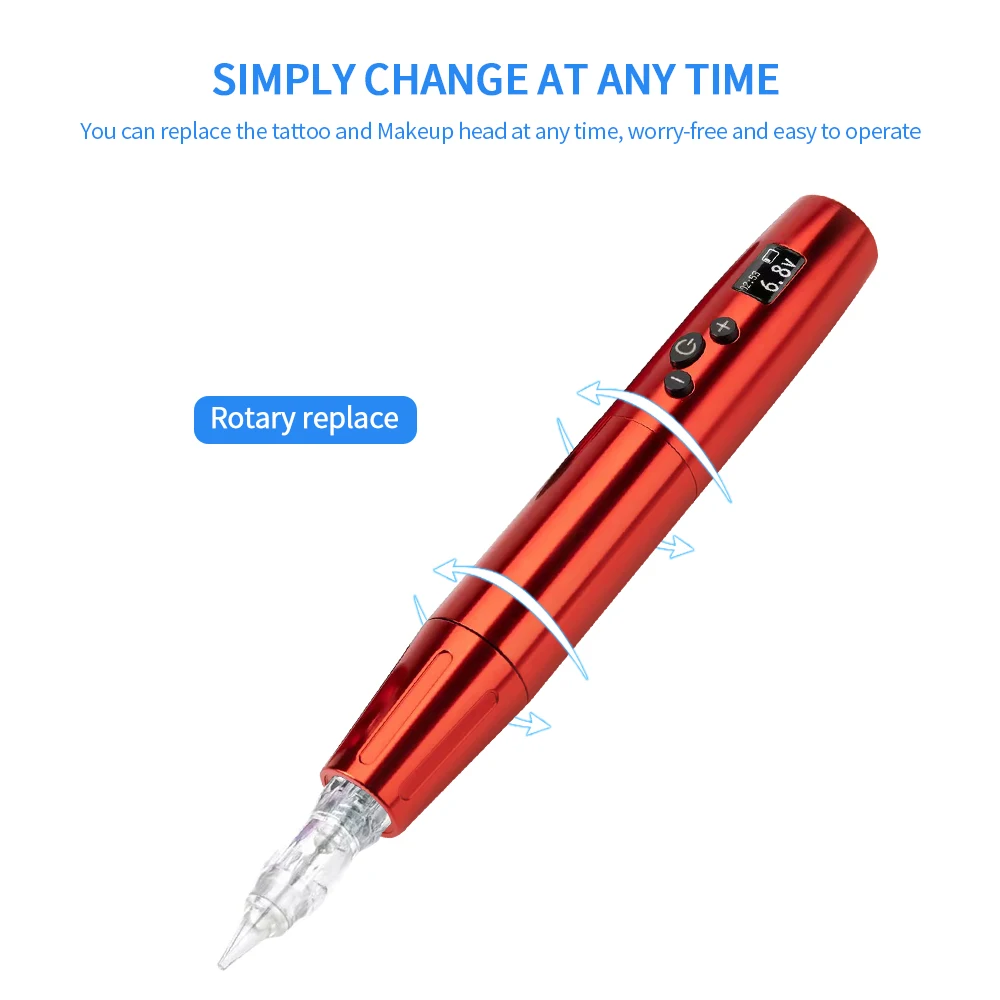 2in1 Wireless Tattoo Pen Semi-permanent Tattoo Machine Pen