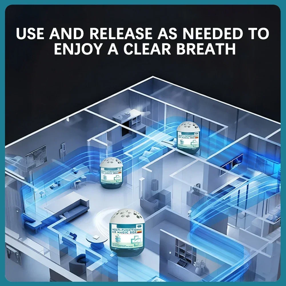 Air Magic Box Purifier - Ultimate Dust Remover & Odor Eliminator with Powerful Suction