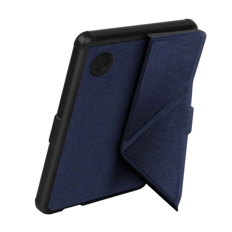 Enhanced Leather Smart Case with Auto Sleep for 6 E-Readers, TPU Back