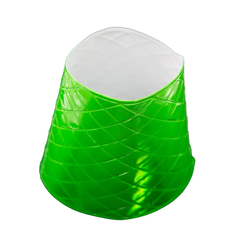 15cm*9.87cm*14.65cm Reflective Road Cone Sleeve PVC Lattice Reflector Film For Cones