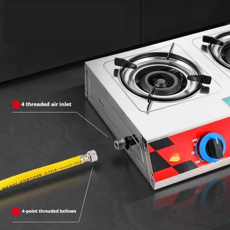 Kitchen Multi Burners Desktop Gas Stove Estufa De Gas 4 Quemadores Herd K&uuml;che Cooktop