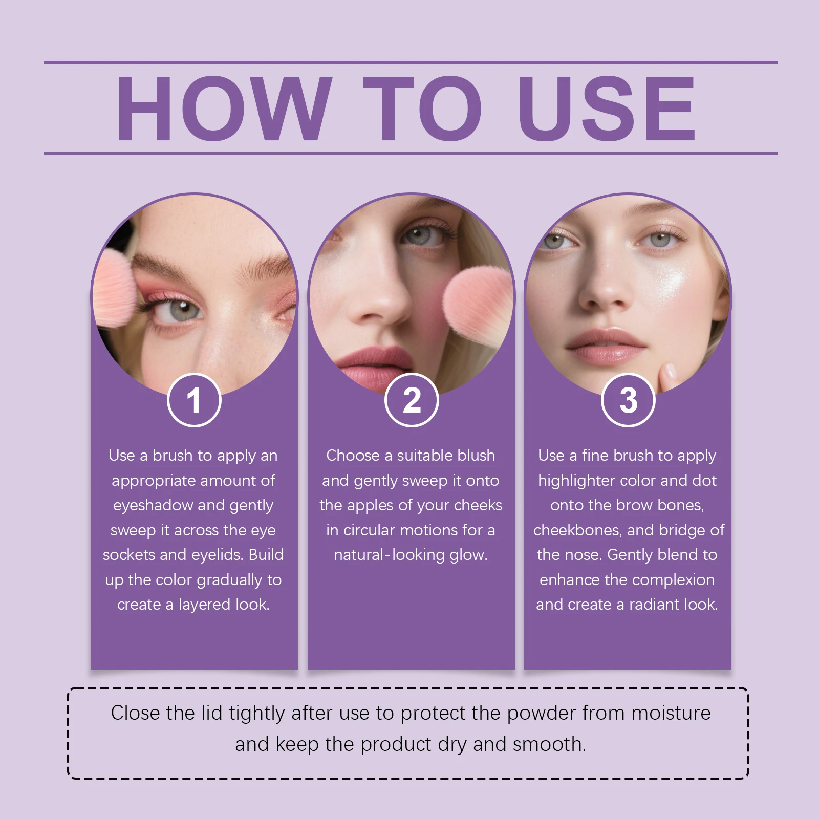 Zephoco 2-in-1 Highlighting Eye & Cheek Palette -Soft Shimmery Tones,Blendable Formula,All-in-One for Glowing Eye & Cheek Makeup