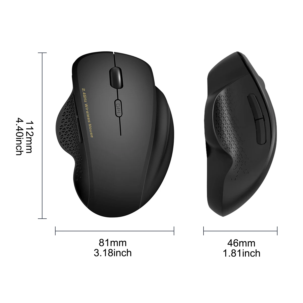 Wireless Mouse for Laptop iPad Air Pro Tablet PC 2.4G Wireless Mouse Silent Battery Computer Mice Portable Working Gaming