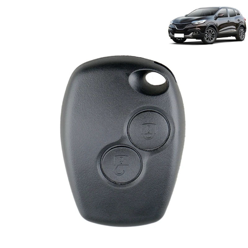 Key Cover 2 Button Remote for Key Shell Protective Case Dustproof Cover Fob Kangoo 2 Modus Clio 3