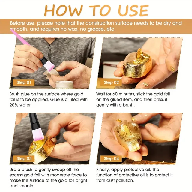 Gold Leaf Gilding Adhesive 3