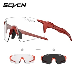 Photochromic Rimless Sports Sunglasses - Stylish Eyewear for Hiking, Cycling, and Running (Photochromic - 09)