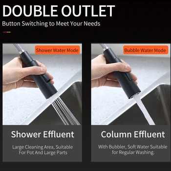 Smart Touch Black Kitchen LED Faucets Crane For Sensor Kitchen Water Tap Sink Rotate Touch Faucet Water Mixer Tap KH-1067 2