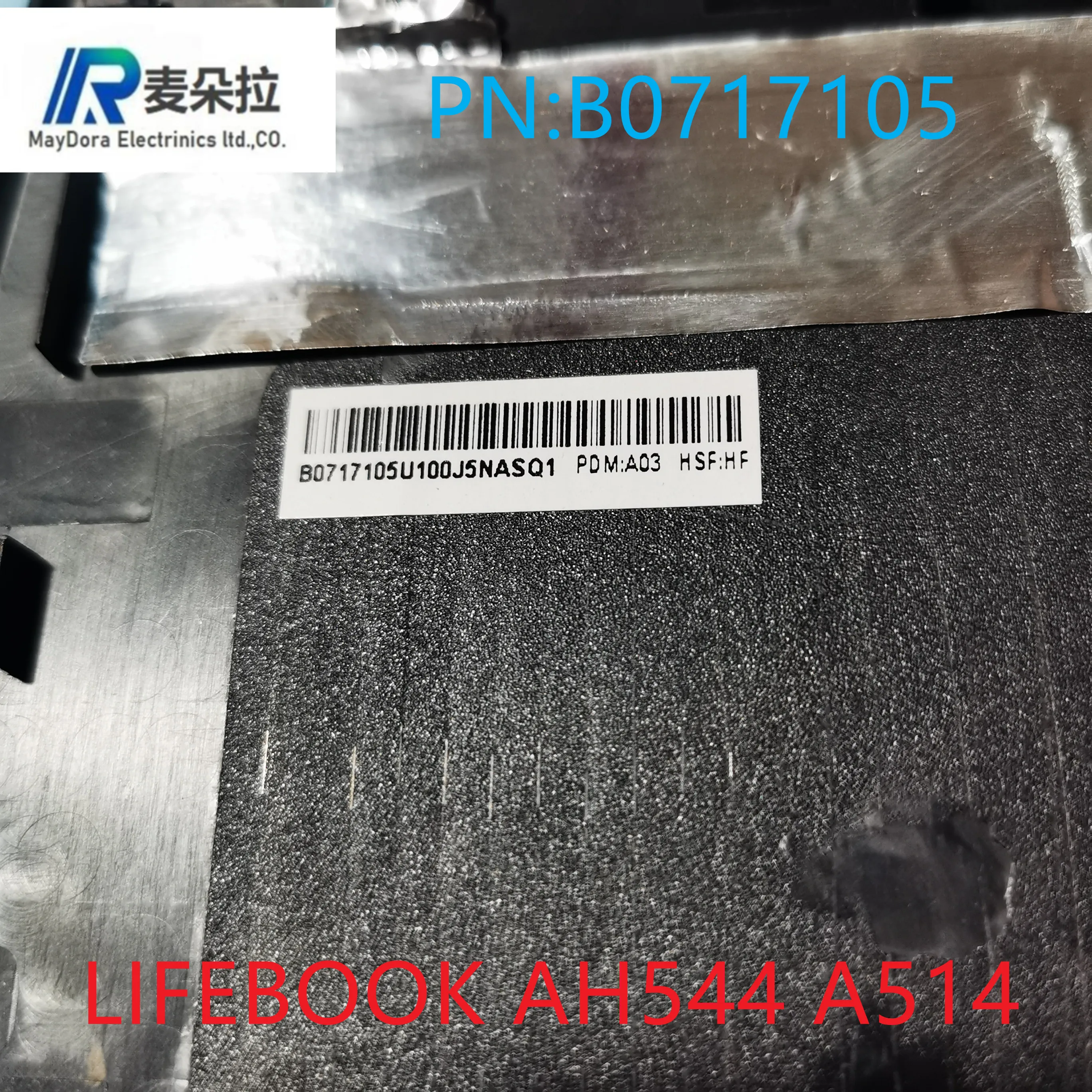 Capa Original para Laptop para Fujitsu Lifebook Tampa Traseira Lcd Tampa Traseira Preto B0717105 Ah544 A514 Novo - Imagem 3