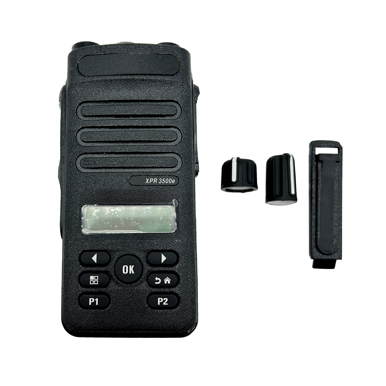 PMLN7271 Walkie Talkie Replacement Repair Housing Kit (Complete with LCD& Keypad Keyboard) For XPR3500e Two Way Radios