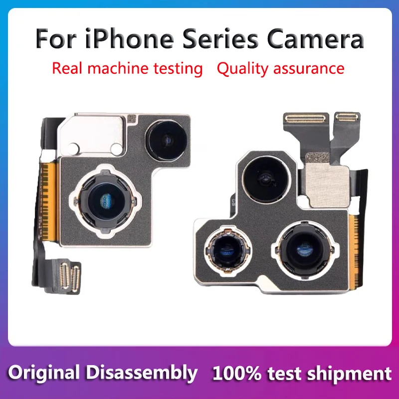 

Original Disassembly Rear Camera For iPhone 13 12 Mini 11 Pro Max X XS XR 7 8 Plus Back Camera Rear Main Lens Flex Cable Camera