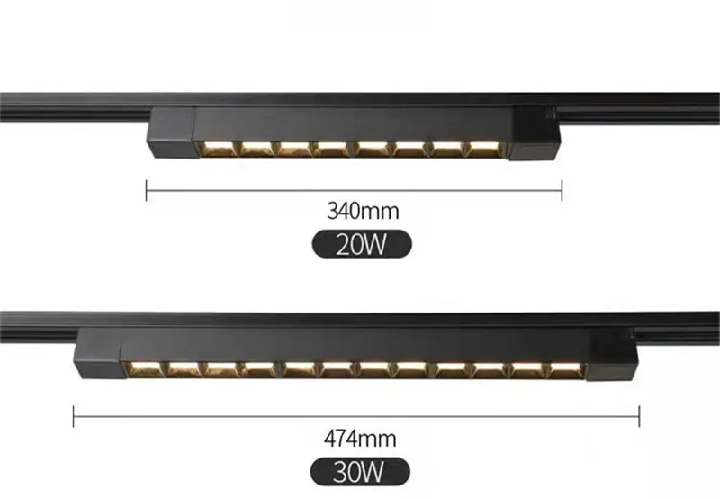 Description Picture 3 of itemLong Track Light LED Strip Ceiling Rail Light 20w 30w Floodlight Spotlight Business Linear Lamp LED Flood Grille Guide Lamp