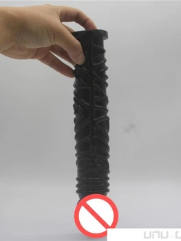 28*5CM 11INCHES BIG REALISTIC BLACK DILDO SUPER SOFT SILICONE HORSE DILDO SEX TOYS FOR GAY WOME ADULT LARGE PENIS SEX PRODUCT 5