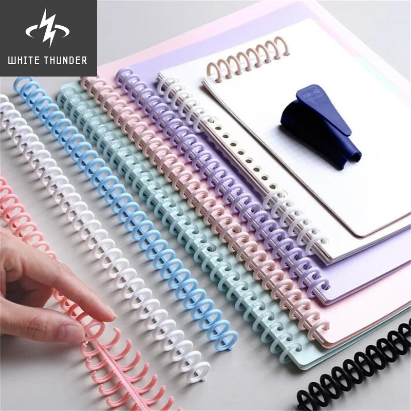 

2pcs 30 Holes Rings Binding Loose Leaf Ring Binder For Paper Diameter 12mm Length Shearable DIY Binder A4 Notebook Album Diary