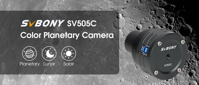 SVBONY SV505C Color Astronomy Camera Planetary Lunar Solar Imaging 