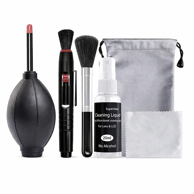 Professional Camera Cleaning Kit with Air Blower and Multi-Purpose Tools