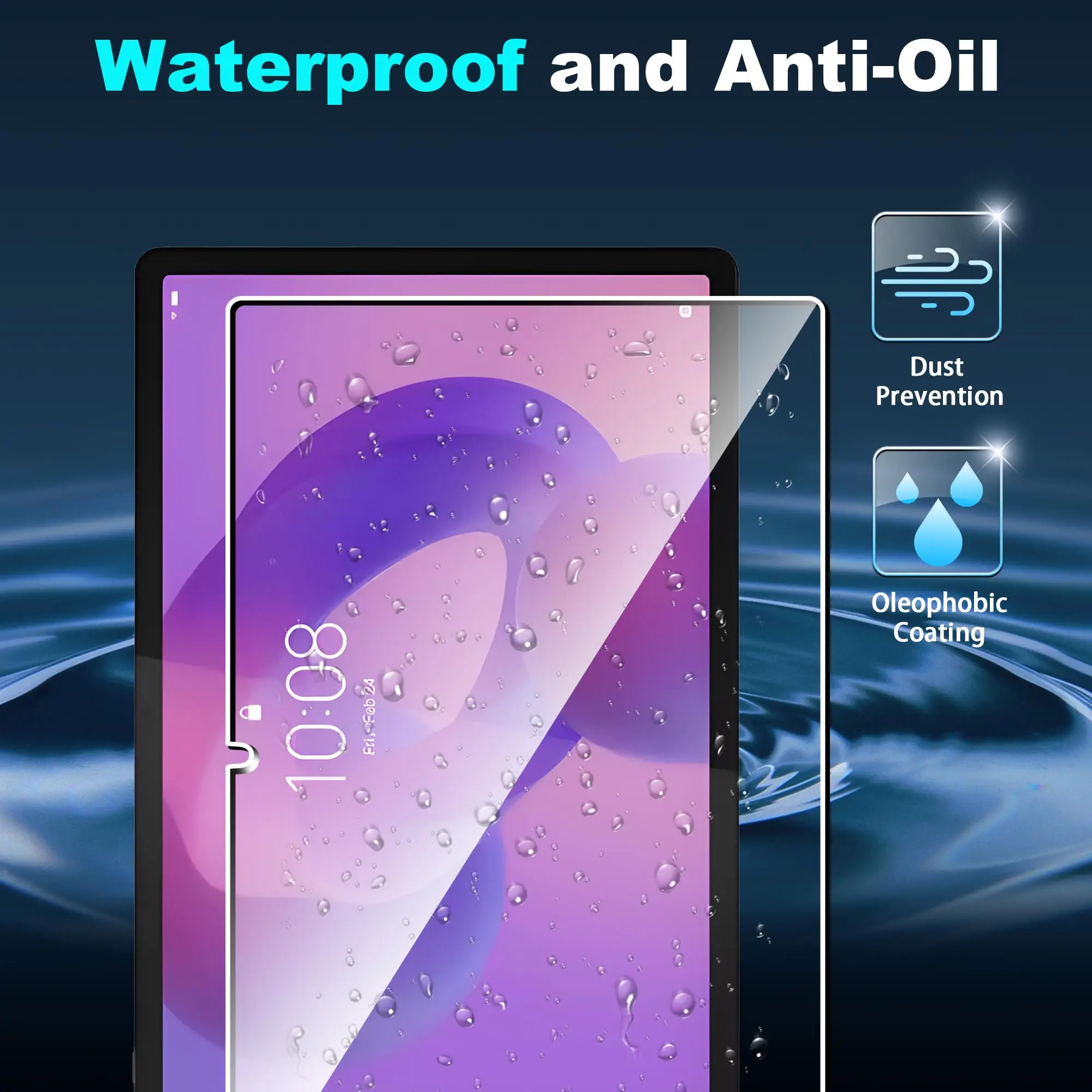 11-Inch 2.5D HD Clear Tempered Glass Screen Protector with Radian Edge