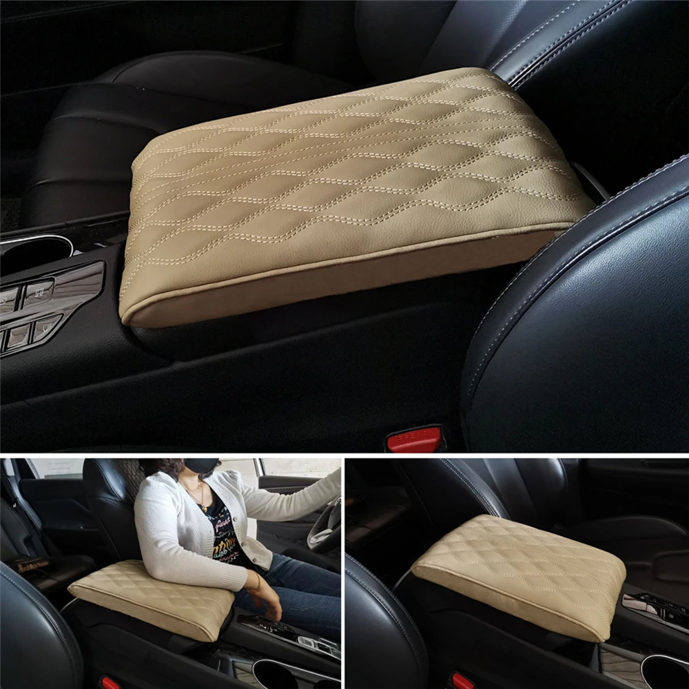 Car Armrest Pad Central Console Box Mat Cushion Pillow Cover For