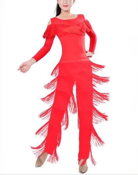 

Женские длинные брюки для латиноамериканских танцев, 1 шт./партия