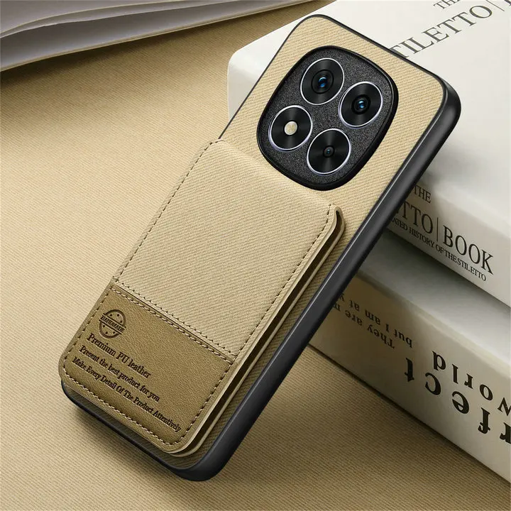 Luxury Leather Wallet Stand Case - Elegant and Durable Design