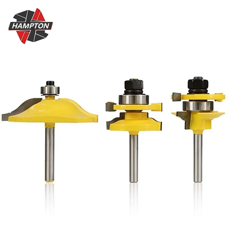 Router Bit 1/4" Shank Wood Tenon Cutter Carbide Raised Panel