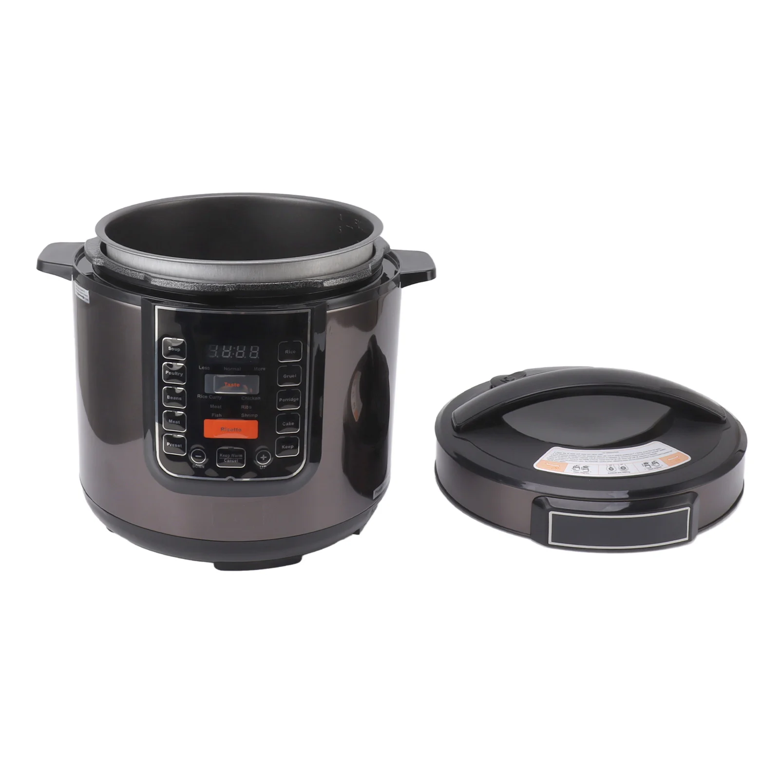 6L Electric Pressure Cooker 220V Multifunctional Large Capacity Smart Slow Cooker Rice Yogurt Maker for Home Kitchen