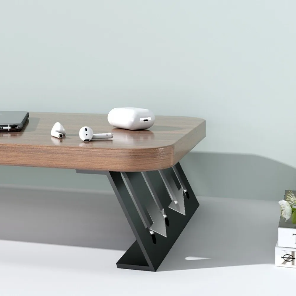 50/60cm 컴퓨터 높이 스탠드 모니터 높이 증가 두꺼운 컴퓨터 모니터 스탠드 데스크탑 정리 내구성