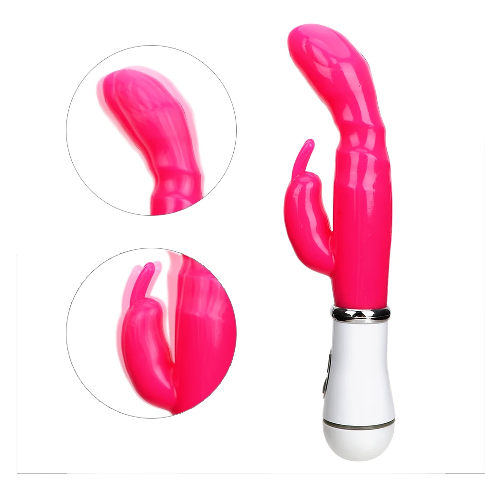 Vibromasseur lapin 21cm pour femme, stimulateur de Clitoris et de mamelon, Plug Anal, gode, masturbateur féminin, Erot Ana carlin Dido Femae_voghion.com